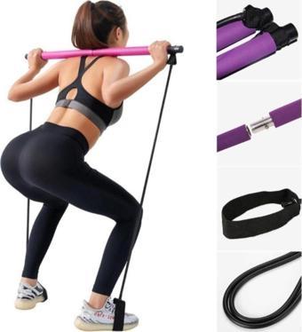 BiMarket Squat Pilates Studio Evde Spor Egzersiz Çubuğu Squat Pilates Barı Plates