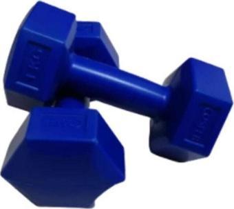 Leyaton 1 Kg X 2 Kg Plastik Lacivert Dambıl Seti