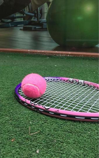 Werkon 1 Adet Antrenman Tenis Topu Pembe