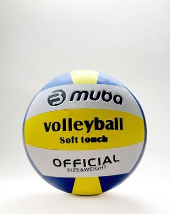 Muba 8 Panel Yarı Profesyonel Mikrofiber Yumuşak Dokunuş Kaymaz Yüzey 5 Numara Voleybol Topu