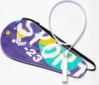 Wellcold Komple Çantalı Kort Çocuk Tenis Raketi Set Hkw23Mor