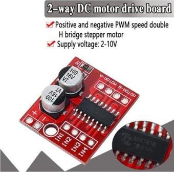 L298N 2 Yollu DC Motor Sürücü Modulü PWM Step Motor