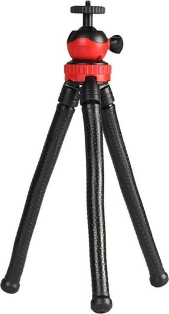 Esnek Ahtapot Tripod Tutucu - Telefon Dslr Kamera Gopro Uyumlu - Kaymaz Ayaklar - Dikey Yatay Çekim