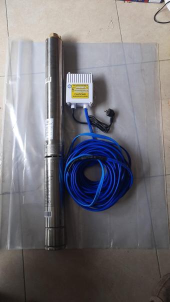 ALARKO 4sdm6/8 1HP - 25Mt Kablolu Ve Panolu Monofaze Dalgıç Pompa takımı 