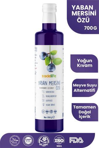 FDA Onaylı Doğal Yaban Mersini Özü 700 Gr