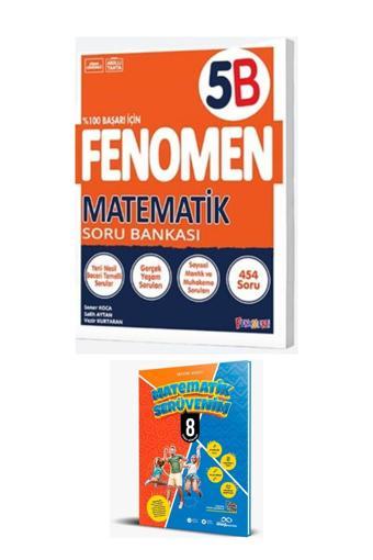 Fenomen Yayıncılık 2025 - Fenomen Matematik 5b Soru Bankası (MATEMATİK SERÜVENİM 8 HEDİYELİ) - Fenomen Yayıncılık