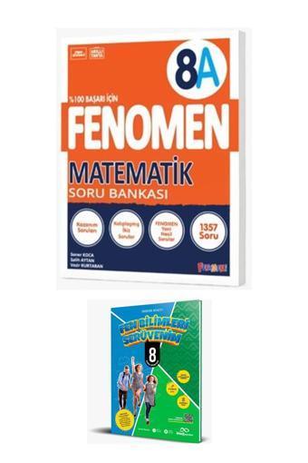 Fenomen Yayıncılık 2025 - Fenomen Matematik 8a Soru Bankası (FEN BİLİMLERİM SERÜVENİM 8 HEDİYELİ) - Fenomen Yayıncılık