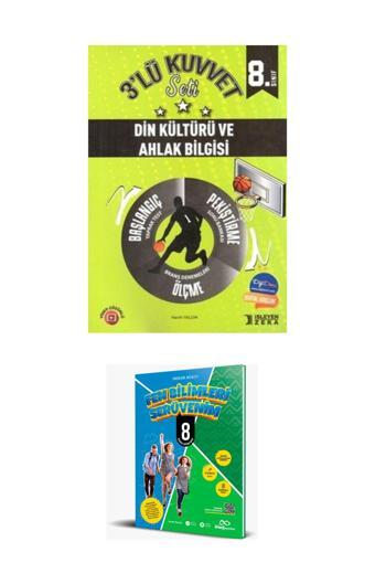 İşleyen Zeka Yayınları 2025- 8. Sınıf Din Kültürü ve Ahlak Bilgisi 3'lü Kuvvet Seti (8. Sınıf Fen Bilimleri Hediye) - İşleyen Zeka Yayınları