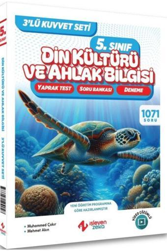 İşleyen Zeka Yayınları İşleyen Zeka 5. Sınıf Din Kültürü ve Ahlak Bilgisi 3 lü Kuvvet Serisi Seti - İşleyen Zeka Yayınları