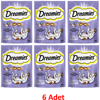 Dreamies Ördekli Kedi Ödül Maması 6X60 gr