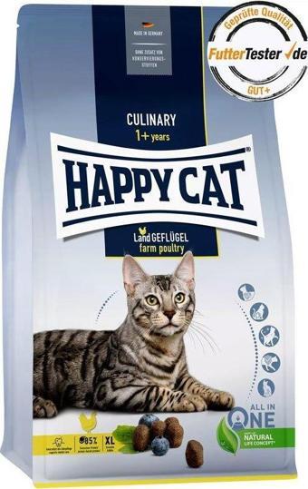 Happy Cat Culinary Land Geflügel Kümes Hayvanlı Yetişkin Kedi Kuru Maması 10 kg