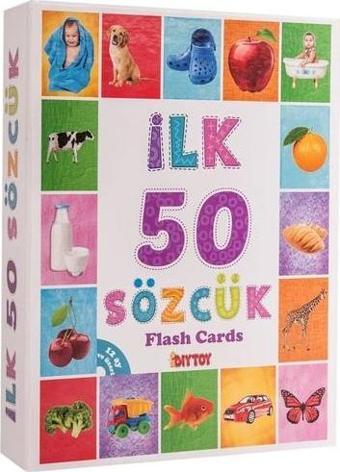 DiyToy İlk 50 Sözcük Hafıza Kartları