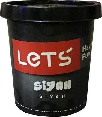 Lets Tek Renk 150 gr Siyah Oyun Hamuru 