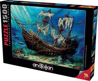 Anatolian 1500 Parçalık Puzzle - Batık Gemi 4558