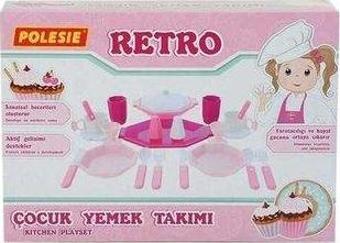 Polesie Kutulu Retro 23 Parça Çocuk Yemek Takımı Oyun Seti