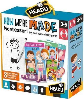 Headu Montessori İlk İnsan Vücudu Oyunum 3-5 Yaş 