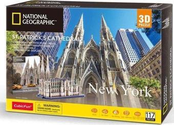 CubicFun 3D Puzzle National Geographic Saint Patrick Katedrali ABD 3D Puzzle