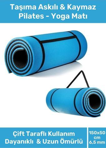 Özel Konfor Modeli Çift Taraflı Kaymaz Silinebilir Antibakteriyel Yoga Meditasyon Minderi 6,5mm Mat