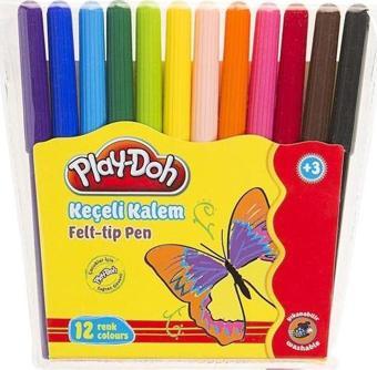 Play-Doh 12 Renk Keçeli Kalem Pvc 2Mm Play-Ke005