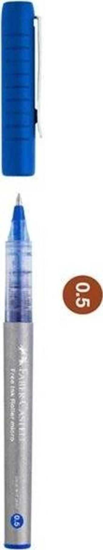 Faber-Castell Free Ink 0.5 mm Mavi Roller Kalem