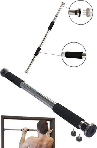 Clifton Barfiks Çubuğu 60-100 Cm Çift Süngerli Ayarlanabilir Barfiks Çekme Demiri Barfiks Aleti