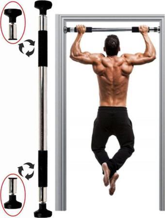 Leyaton Barfiks Çubuğu 60-100 Cm Çift Süngerli Ayarlanabilir Barfiks Çekme Demiri Barfiks Aleti