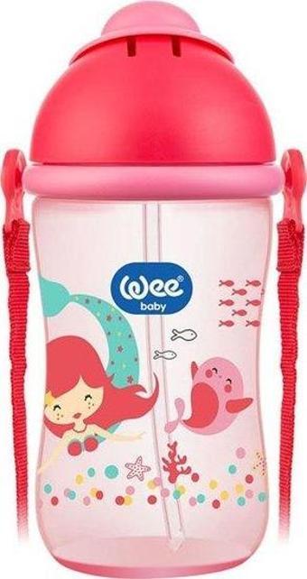 Wee Baby Pipetli Bardak 380 ml Pembe