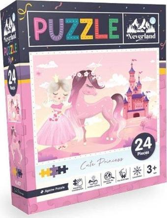 Neverland Sevimli Prenses 24 Parça Puzzle NL407