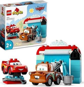 LEGO DUPLO Disney ve Pixar Arabalar Şimşek McQueen ve Mater'in Oto Yıkama Eğlencesi 10996