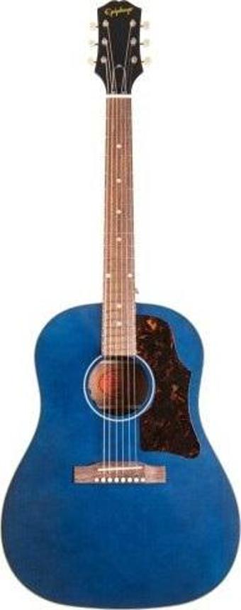 Epiphone J-45 Elektro Akustik Gitar (Aged Viper Blue)