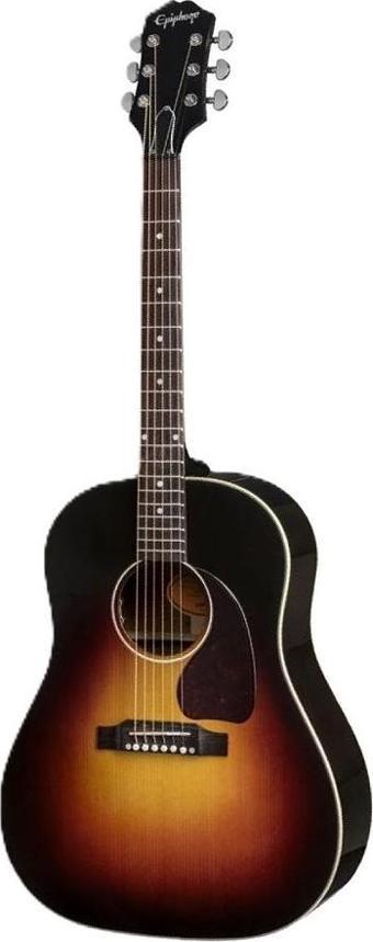 Epiphone J-45 Elektro Akustik Gitar (Tri Burst)