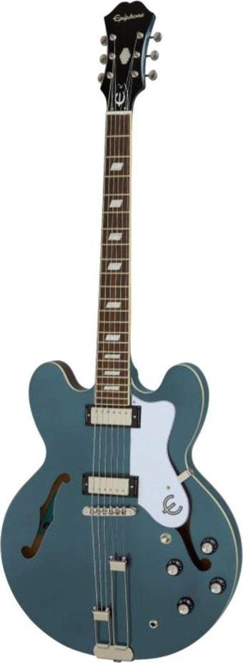 Epiphone Sheraton Semi-Hollowbody Elektro Gitar (Pelham Blue)