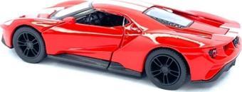 Hepsilazım Ford Gt (Şeritli) Çek Bırak Lisanslı Model Araç Oyuncak Araba 13 Cm