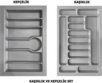 LİDER 75*49 Çekmece İçi Kepçelik ve 75*49 Kaşıklık İkili Set