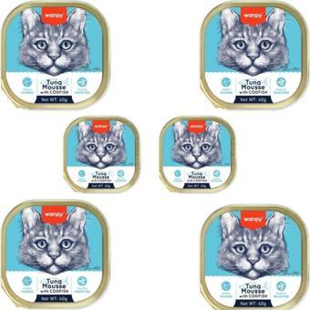 Ton Ve Morina Balıklı Alutray Kedi Yaş Mama 40 Gr x 6 Adet