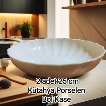 Boneporce Luz 2 Adet 25 Cm Bol Kase Yaldızsız Salata Meyve Sunum Tabağı 1.kalite