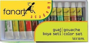 Fanart Academy Guaj Boya Seti 12X12 ml