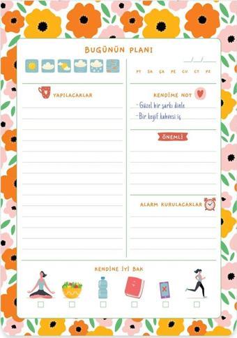 Keskin Color A5 Günlük Planner Blok - Rengarenk