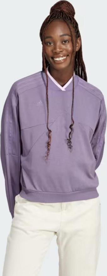 Adidas TİRO Kadın Mor Sweatshirt