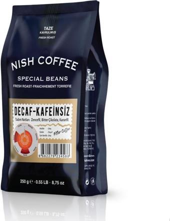 Nish Filtre Kahve Decaf Kafeinsiz 250 gr