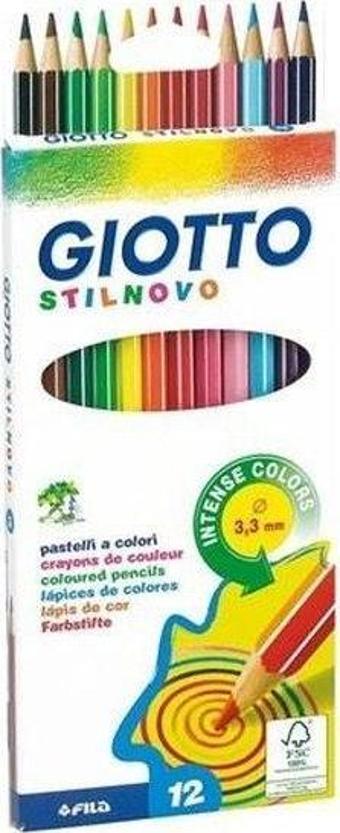 Giotto 256500 Stilnovo 12'li Kuru Boya Kalemi