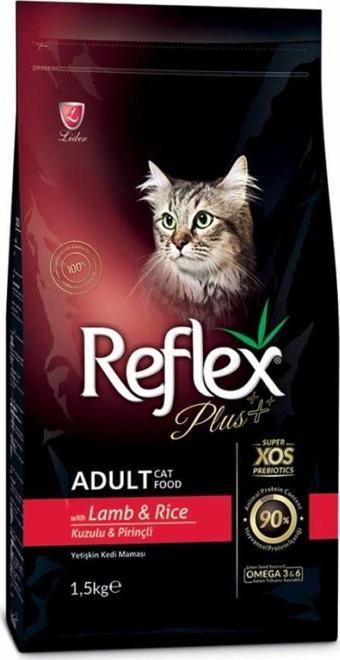 Reflex Plus Kuzulu ve Pirinçli Yetişkin Kedi Maması 15 Kg