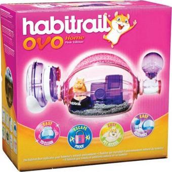 Habitrail Ovo Home Pembe Hamster Kafesi