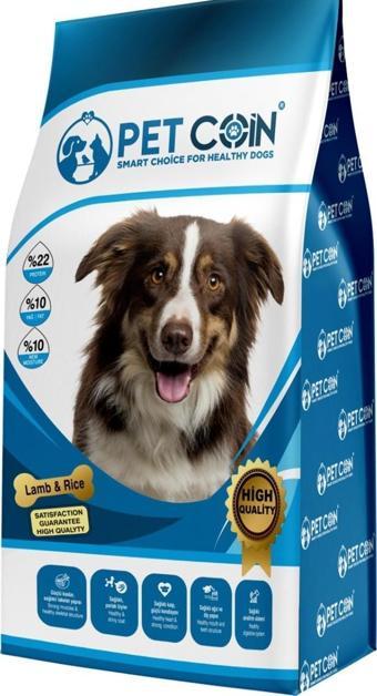 Petcoin Kuzu Etli Yetişkin Köpek Maması 15 kg