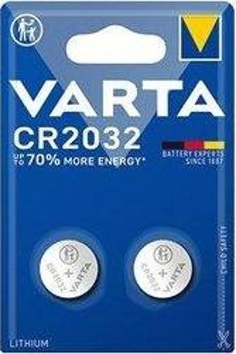 Varta CR 2032 2 li Lityum Düğme Pil