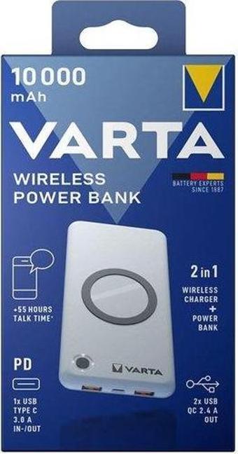 Varta Wireless Powerbank 10.000Mah