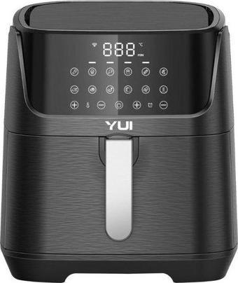 Yui M25 Maxifry Pro 5.5 lt. Smart Dokunmatik Airfryer Sıcak Hava Fritöz Siyah