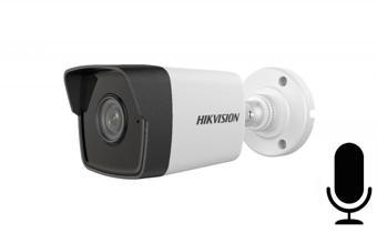 HIKVISION DS-2CD1023G0-IUF 2Mpix, 2,8mm Lens, H265+ ,30Mt Gece Görüşü, SD Kart,Dahili Mikrofon, PoE,