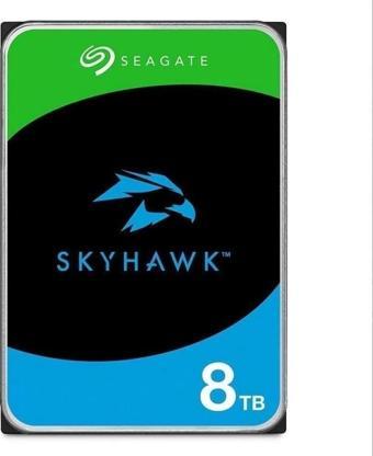 SEAGATE SKYHAWK, ST8000VX009, 3.5 ", 8TB, 256Mb, 5400Rpm, Güvenlik, HDD