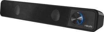 Mikado MD-69S Siyah 3Wx2 Led Işıklı Multimedia Soundbar Speaker